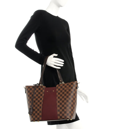 Louis Vuitton Damier Ebene Taurillon Jersey Bordeaux 3 of 9
