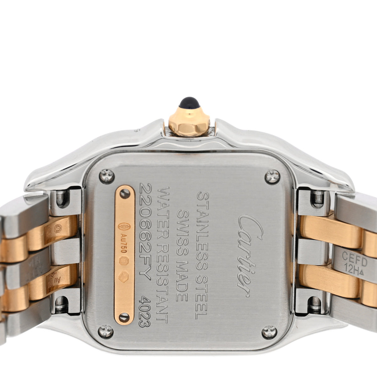 Cartier Stainless Steel 18K Yellow Gold 22mm Panthere Quartz Watch 4 of 5