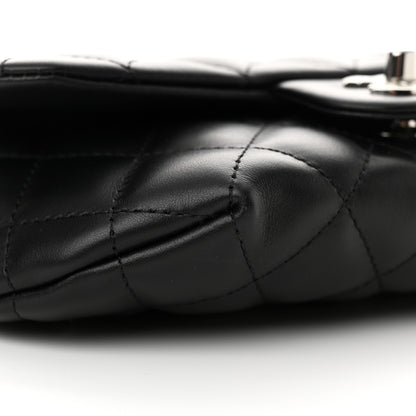 Chanel Calfskin Quilted CC Uniform Flap Belt Bag Black 9 of 10