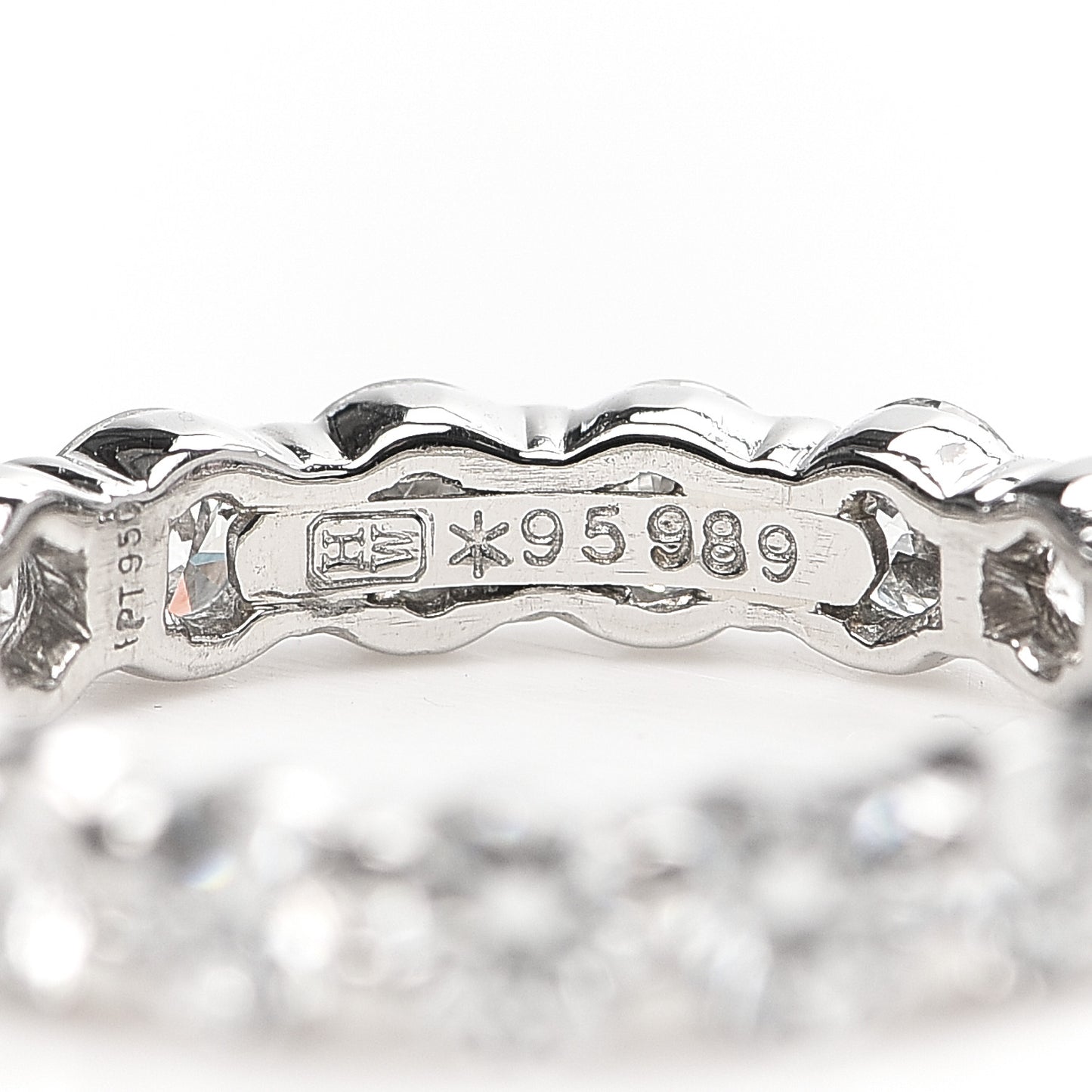 Platinum Diamond 1.87ct Eternity Band Ring 47 4
