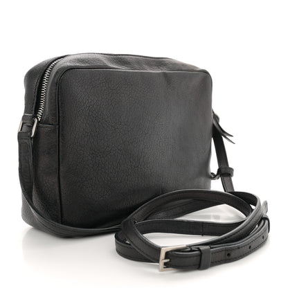 Saint Laurent Lambskin Monogram Small Lou Camera Bag Black 3 of 14