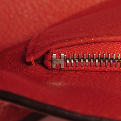 Hermes Taurillon Clemence Jypsiere 34 Orange 7 of 22