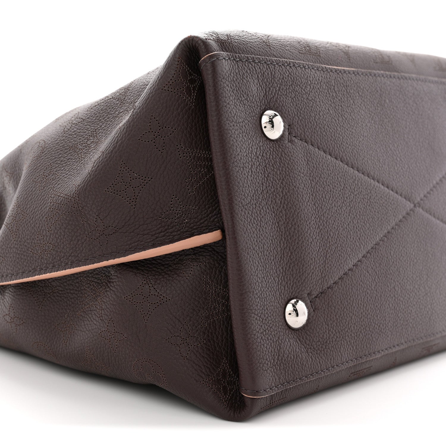 Louis Vuitton Mahina Carmel Hobo Chocolate 8 of 10
