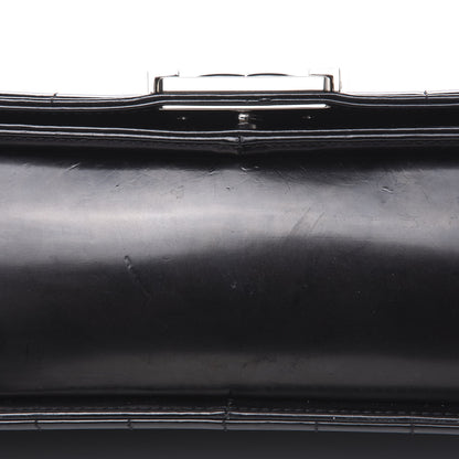 Chanel Glazed Calfskin Large Boy Flap Black 11 of 13