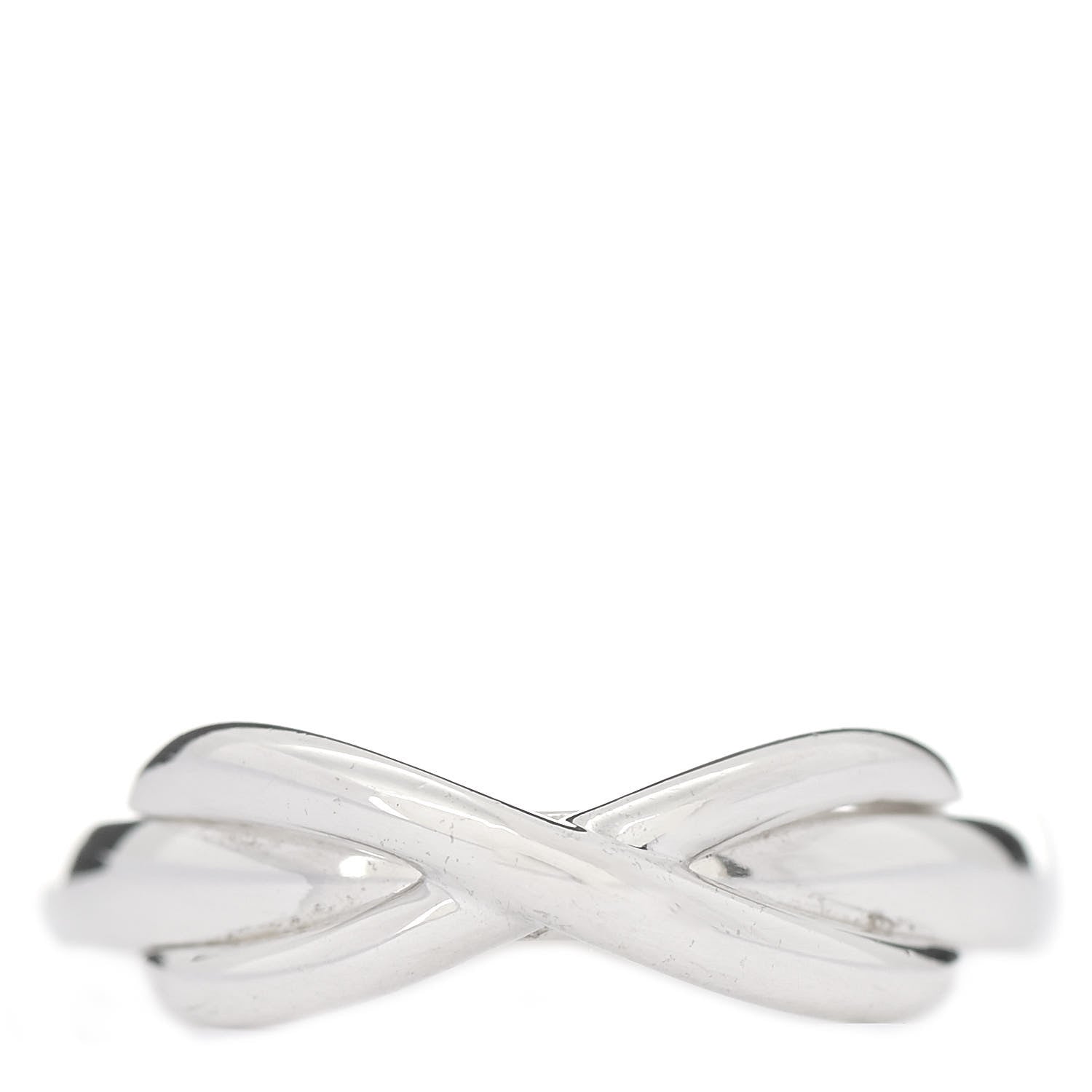 Tiffany Sterling Silver Infinity Ring 46 3.75 1 of 4