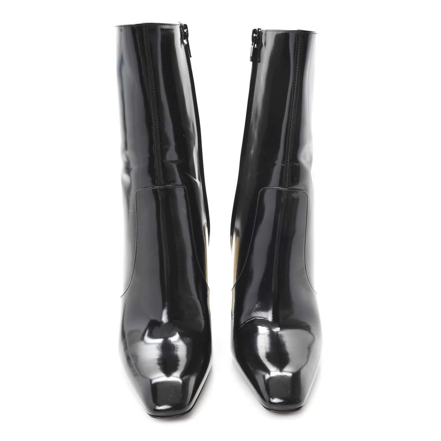 Vitello Marilyn Auteuil 105 Ankle Zip Boots 40 Black