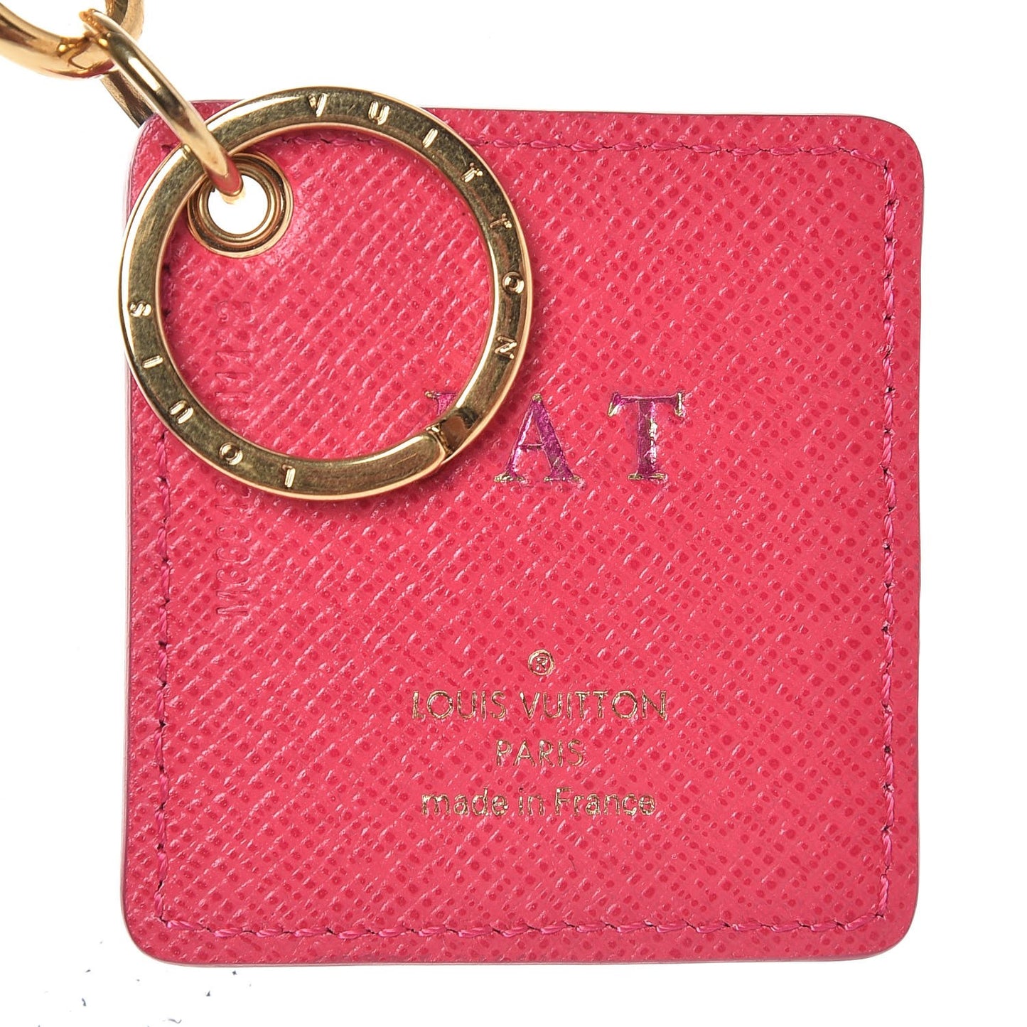 Monogram Illustre Carousel Bag Charm Key Ring Pink