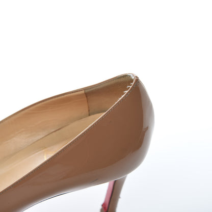 Christian Louboutin Patent Simple 70 Pumps 36.5 Nude 10 of 26