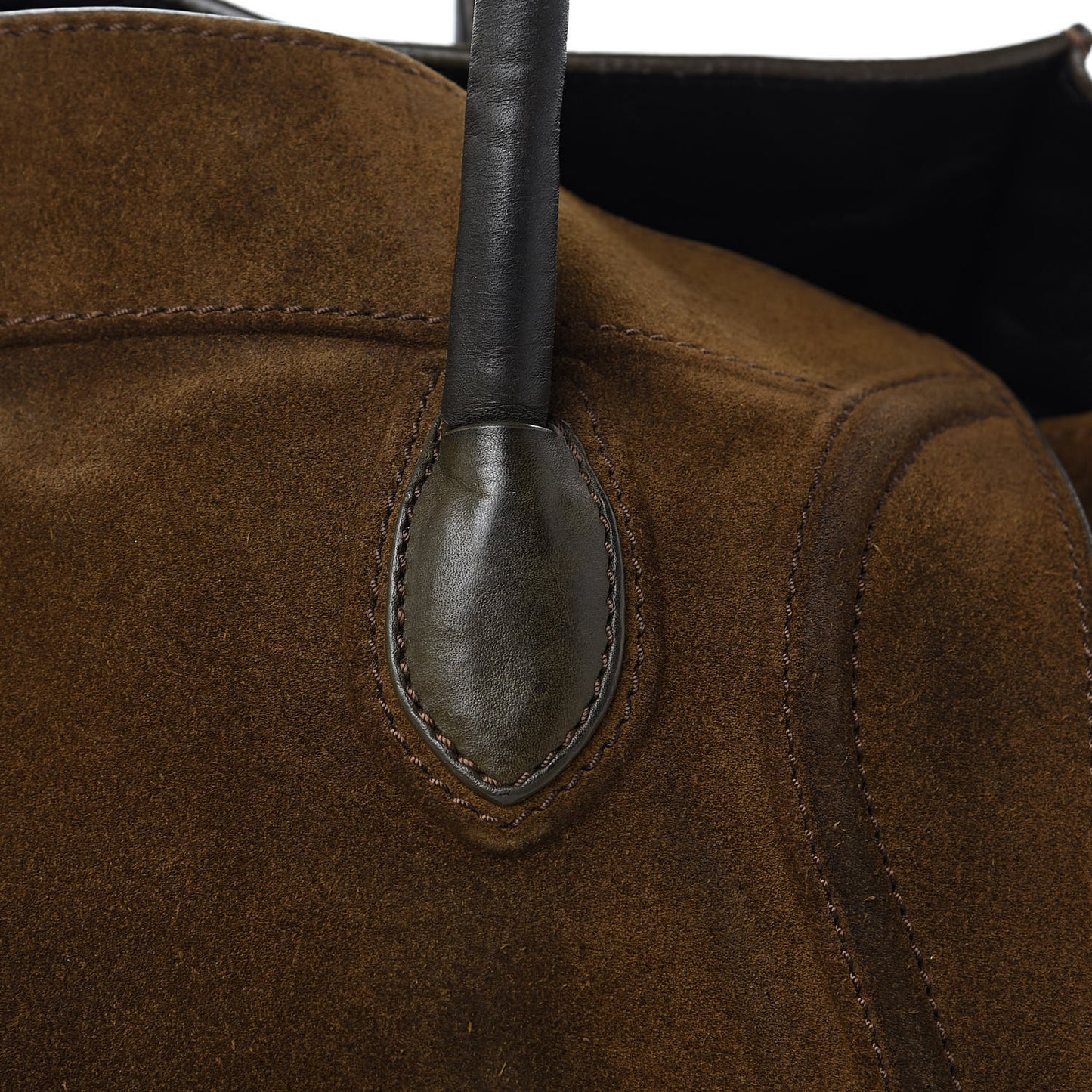 Suede Medium Phantom Luggage Olive
