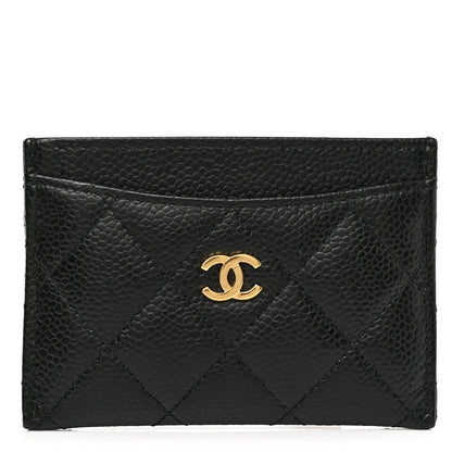 Chanel Caviar Quilted Card Holder Black 1 of 9