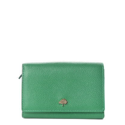 Mulberry Small Classic Grain Tree French Purse Wallet Green 1 of 10