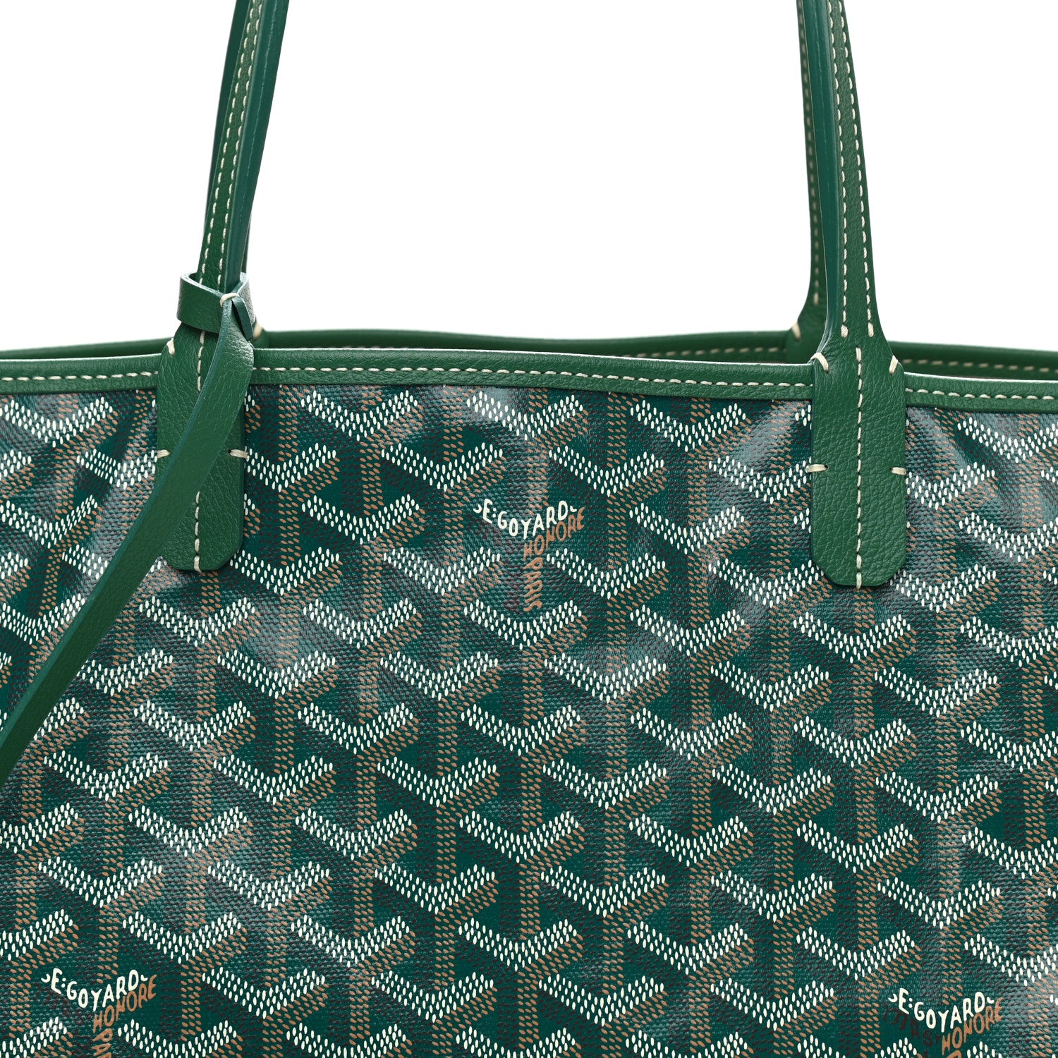 Goyard Goyardine Saint Louis PM Green 8 of 10