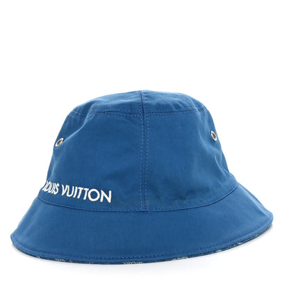 Louis Vuitton Monogram Denim Transformable Bob Bucket Hat 60 Blue 13 of 15