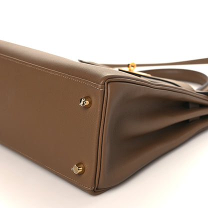 Hermes Evercolor Kelly Retourne 28 Beige De Weimar 8 of 9