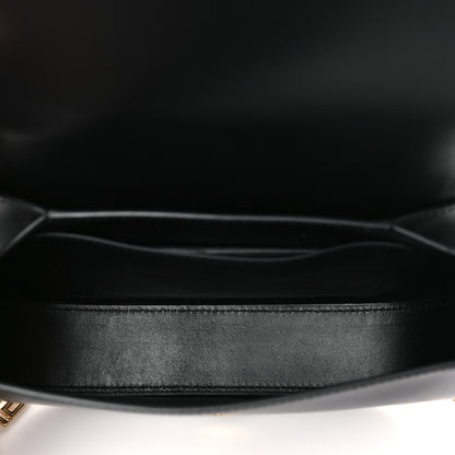Versace Calfskin Medium Greca Goddess Shoulder Bag Black 5 of 9