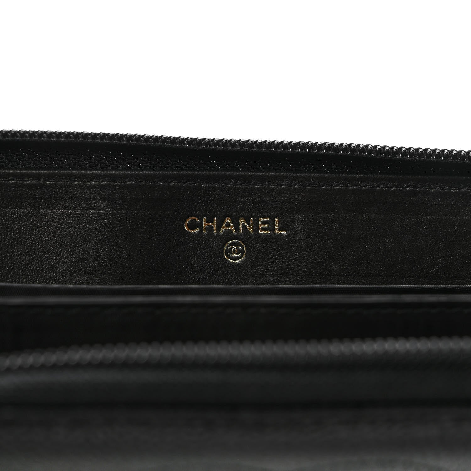 Chanel Caviar Large Timeless CC Zip Around Wallet Black 6 of 7