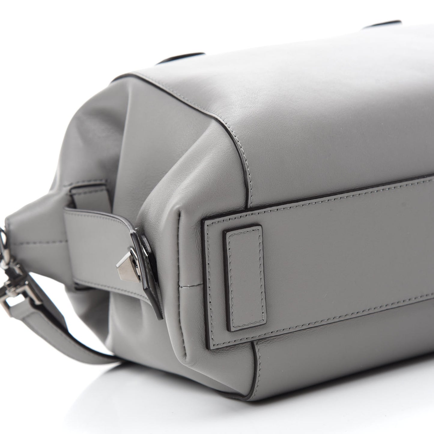 Calfskin Small Soft Antigona Pearl Grey