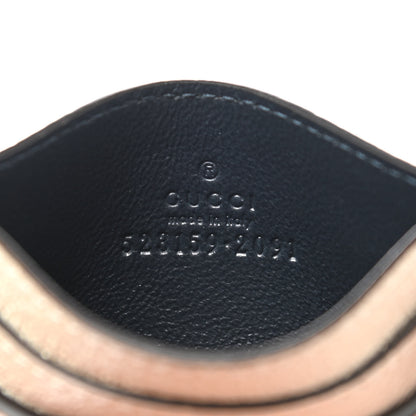Gucci GG Supreme Monogram Textured Calfskin Web Ophidia Card Holder Beige Ebony Mystic White 6 of 7