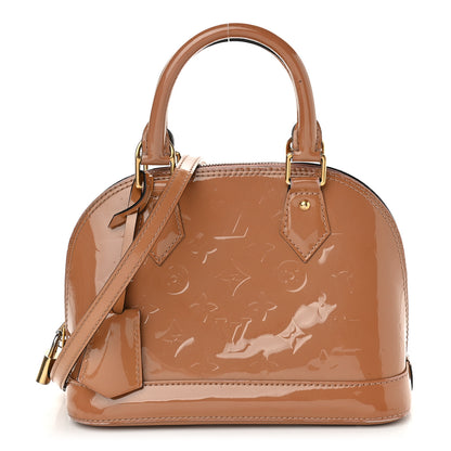 Louis Vuitton Vernis Alma BB Rose Velours 1 of 8
