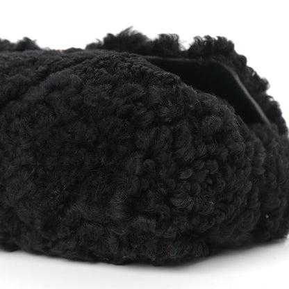 Chanel Shearling Sheepskin Large Chanel 19 Flap Black 9 of 9