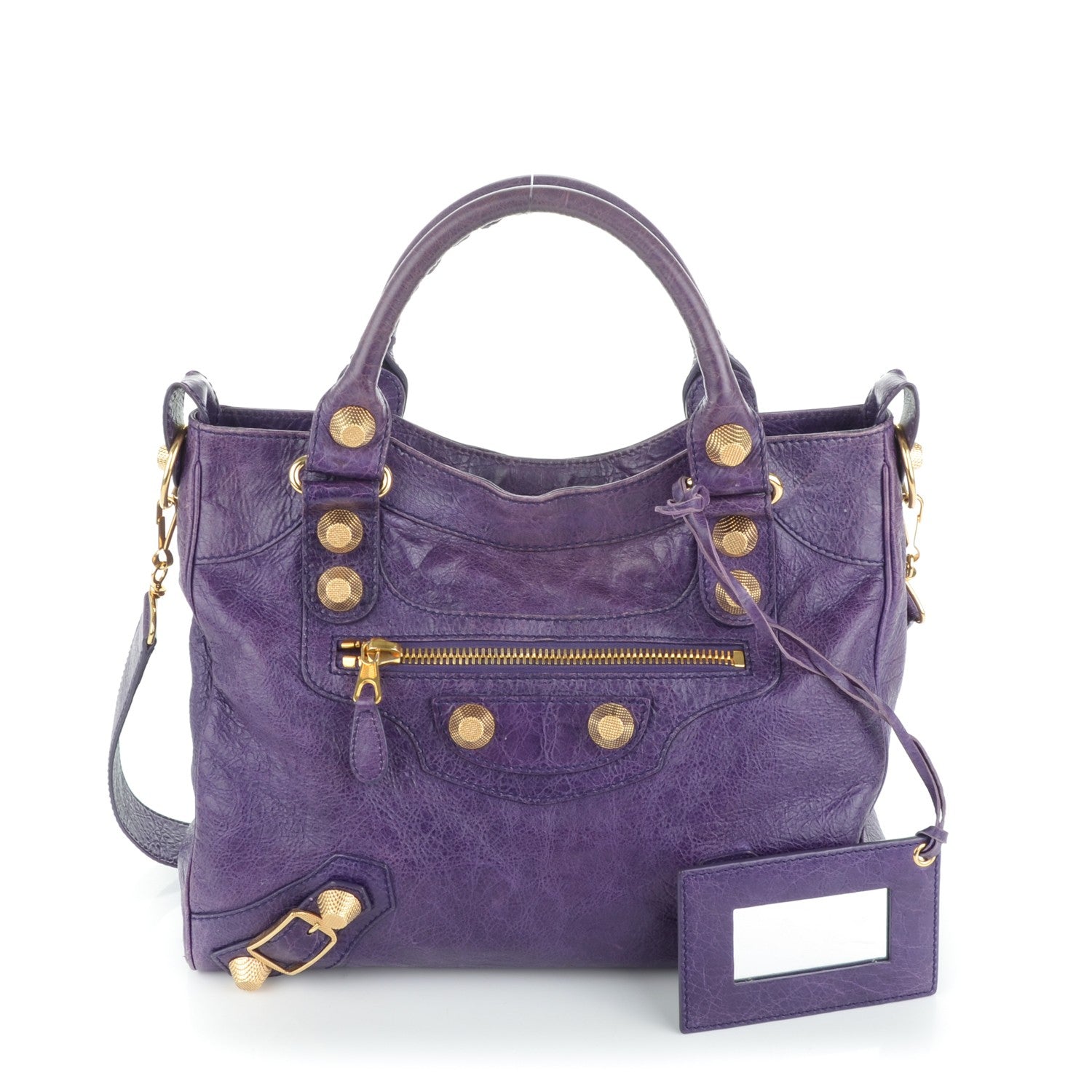 Balenciaga Agneau Giant 21 Gold Hardware Velo Dark Violet 1 of 7