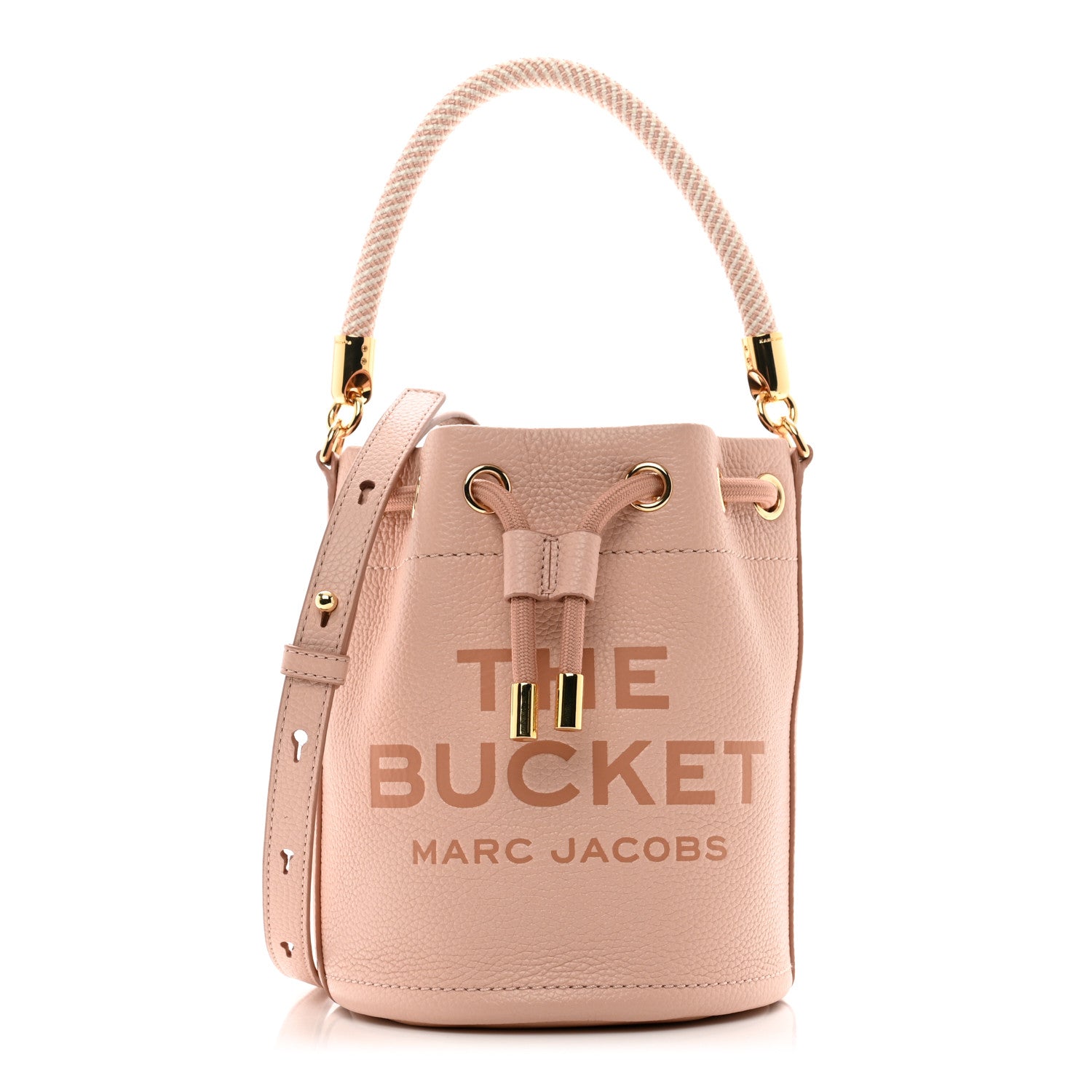 Marc Jacobs Grained Calfskin The Bucket Bag Powder 1 of 11