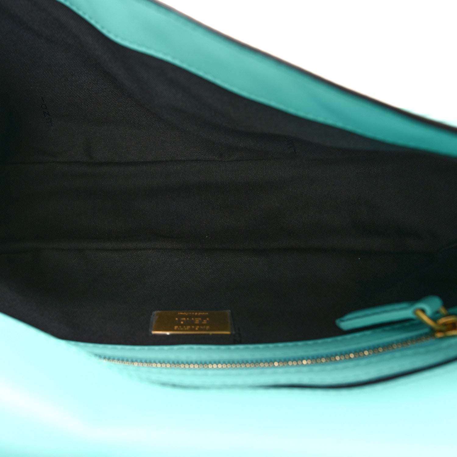 Fendi Nappa FF 1974 Embossed Baguette Tiffany 5 of 8