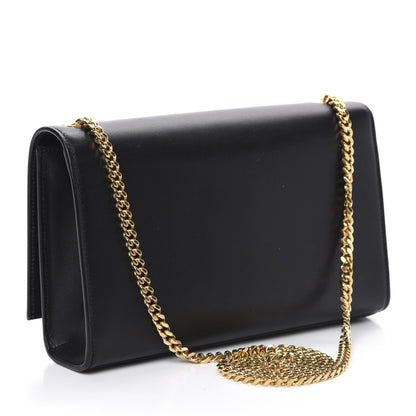 Saint Laurent Smooth Calfskin Medium Classic Monogram Kate Tassel Satchel Black 3 of 10