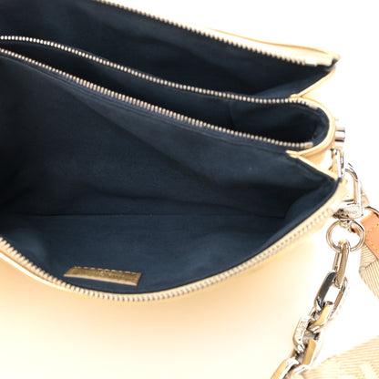 Louis Vuitton Lambskin Embossed Monogram Coussin PM Gold 7 of 14