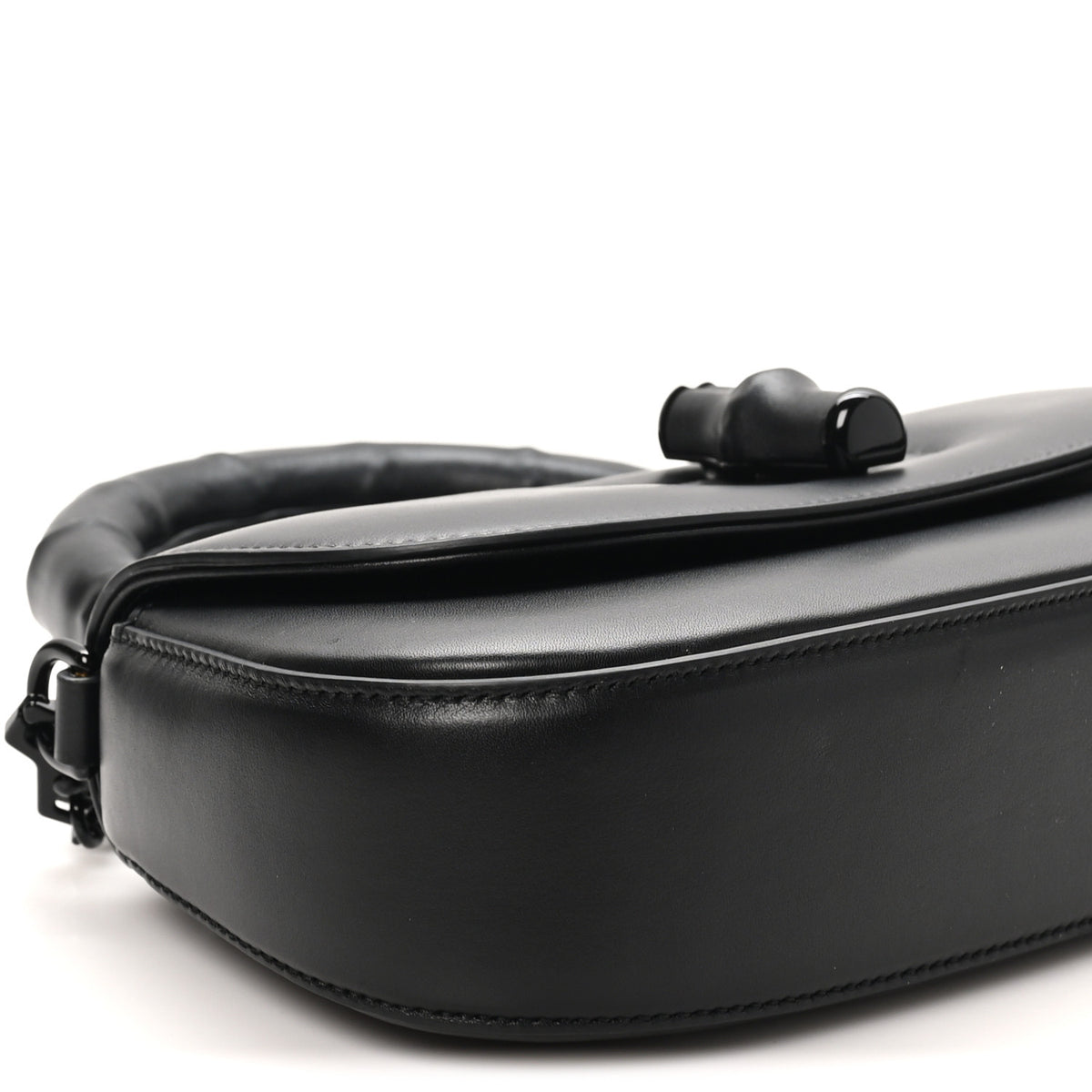 Gucci Calfskin Medium Bamboo Black 9 of 10