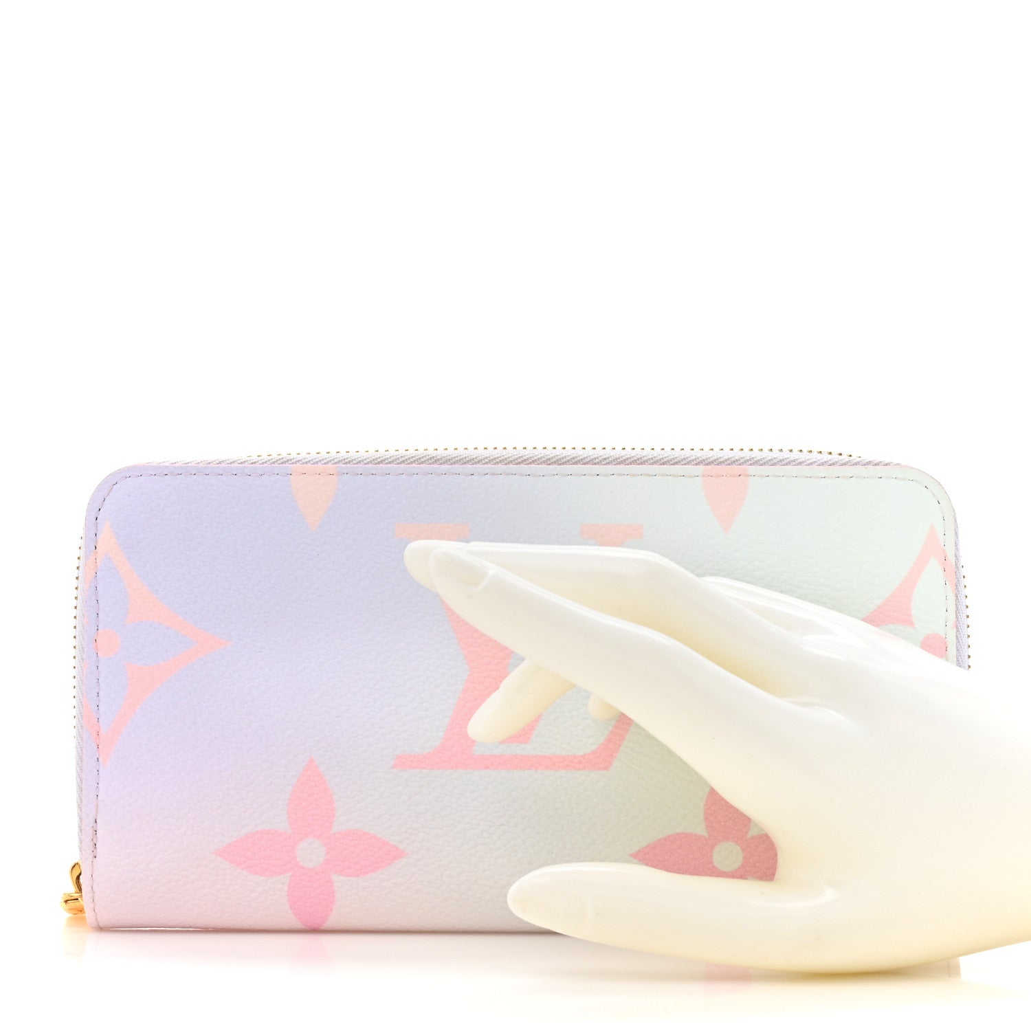 Louis Vuitton Monogram Giant Spring In The City Zippy Wallet Sunrise Pastel 2 of 9
