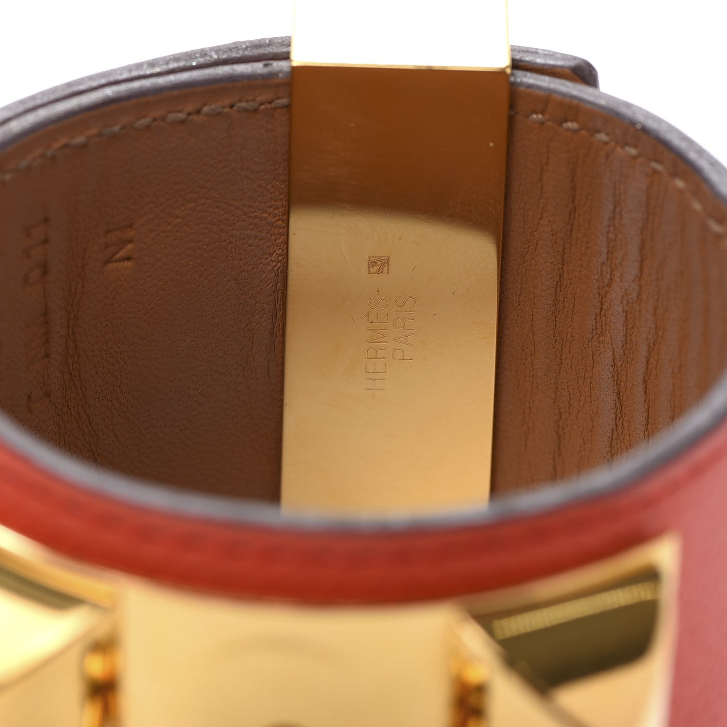 Epsom Collier de Chien CDC Bracelet S Orange Poppy