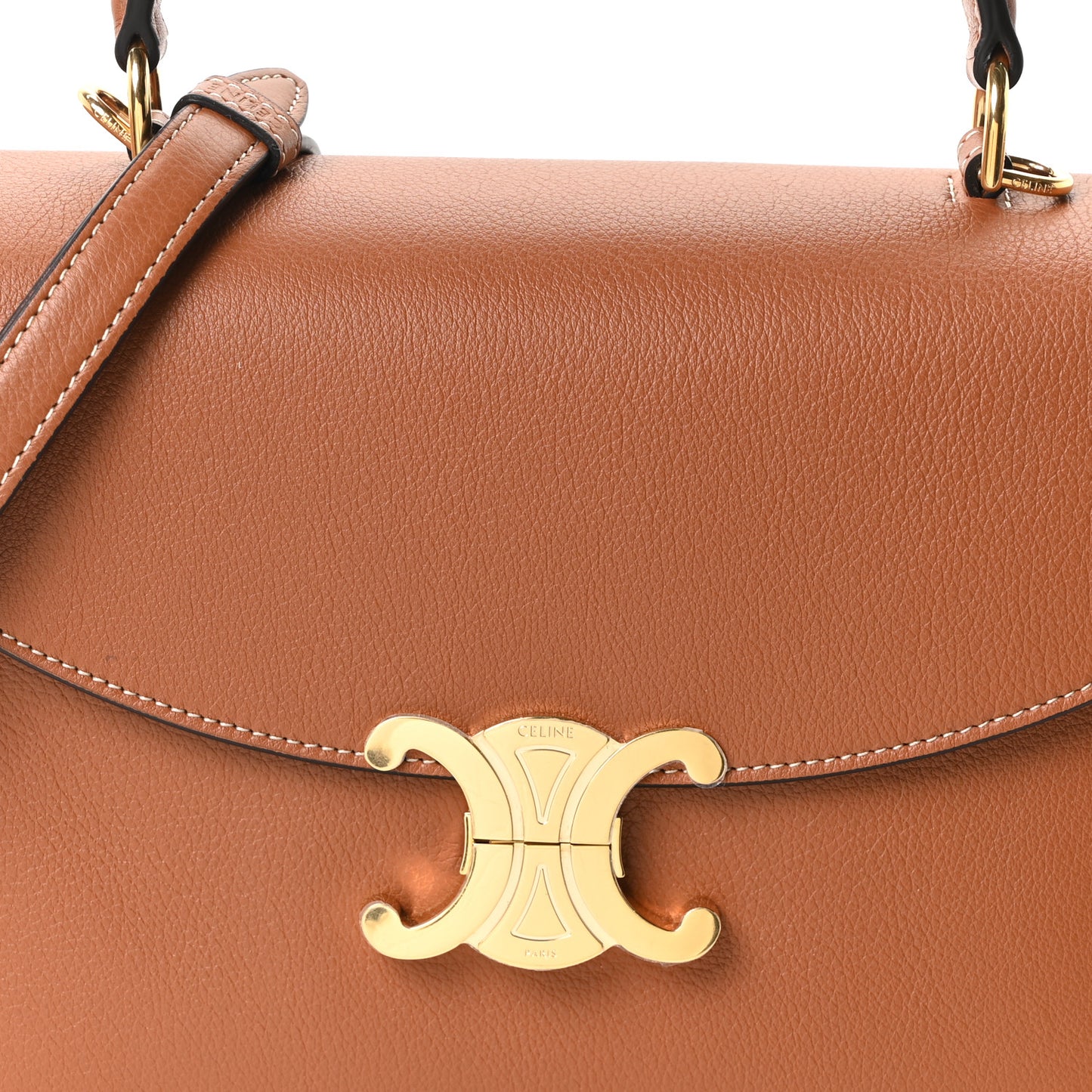 Supple Calfskin Medium Nino Tan Bronze