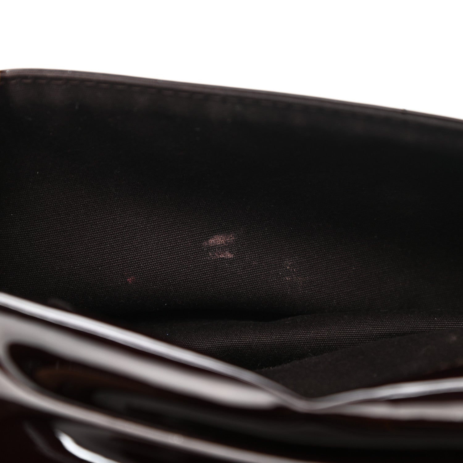 Louis Vuitton Patent Sobe Clutch Amarante 9 of 9
