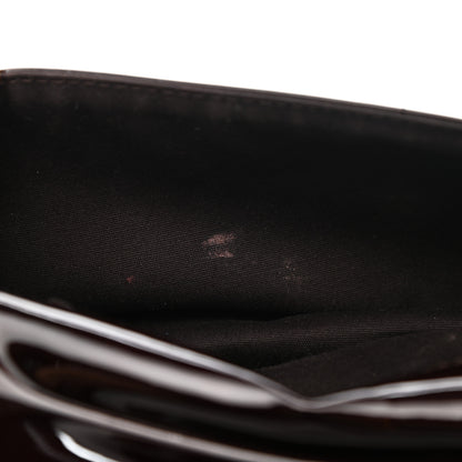 Louis Vuitton Patent Sobe Clutch Amarante 9 of 9