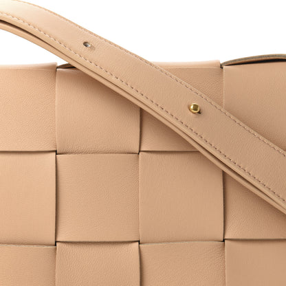 Bottega Veneta Nappa Maxi Intreccio Cassette Bag Almond 9 of 9