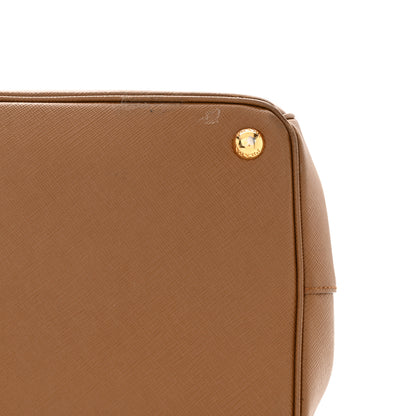 Prada Saffiano Large Galleria Double Zip Tote Cannella 17 of 18
