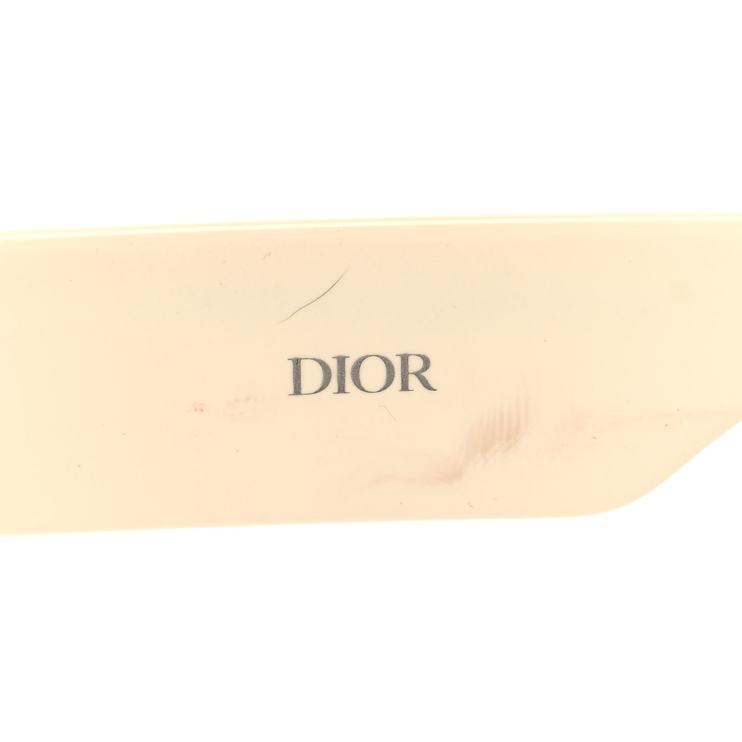 Acetate Rectangular CD Diamond S1I Sunglasses Ivory