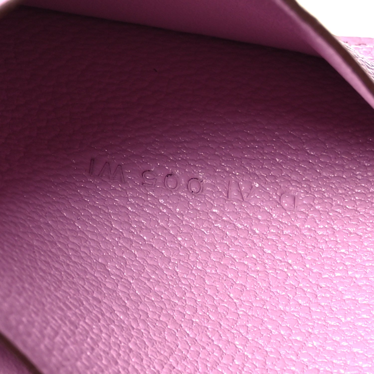 Hermes Chevre Mysore Bearn Card Holder Wallet Mauve Sylvestre 7 of 8