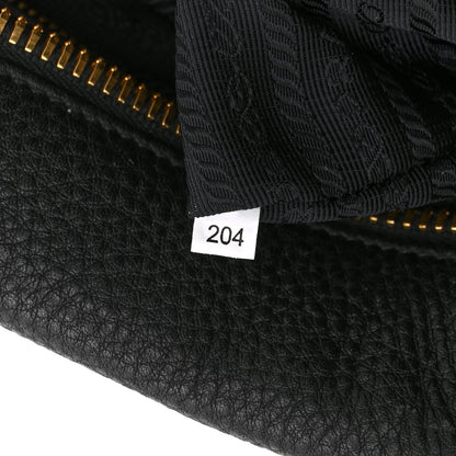 Prada Vitello Daino Bowler Black 7 of 10
