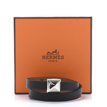 Hermes Swift Medor Infini Double Tour Bracelet T2 Black 6 of 6