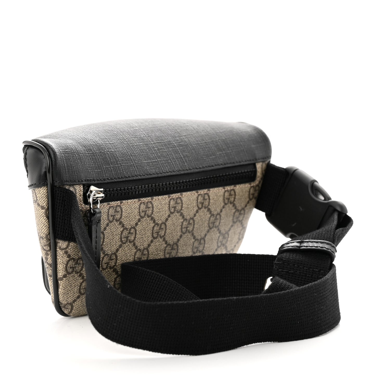 GG Supreme Monogram Belt Bag Black