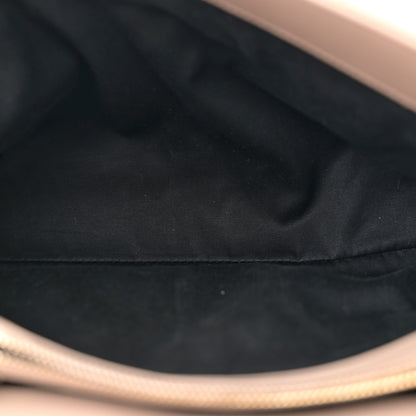 Saint Laurent Calfskin Y Quilted Monogram Medium Loulou Chain Satchel Dark Beige 5 of 12