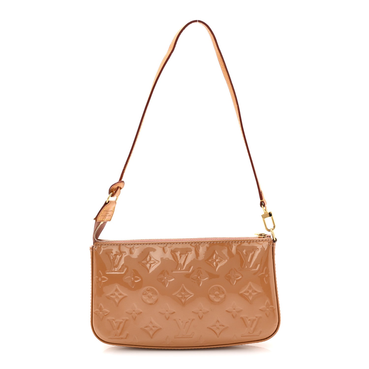Louis Vuitton Vernis Pochette Accessories NM Rose Velours 1 of 10