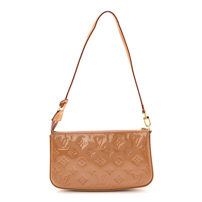Louis Vuitton Vernis Pochette Accessories NM Rose Velours 1 of 10