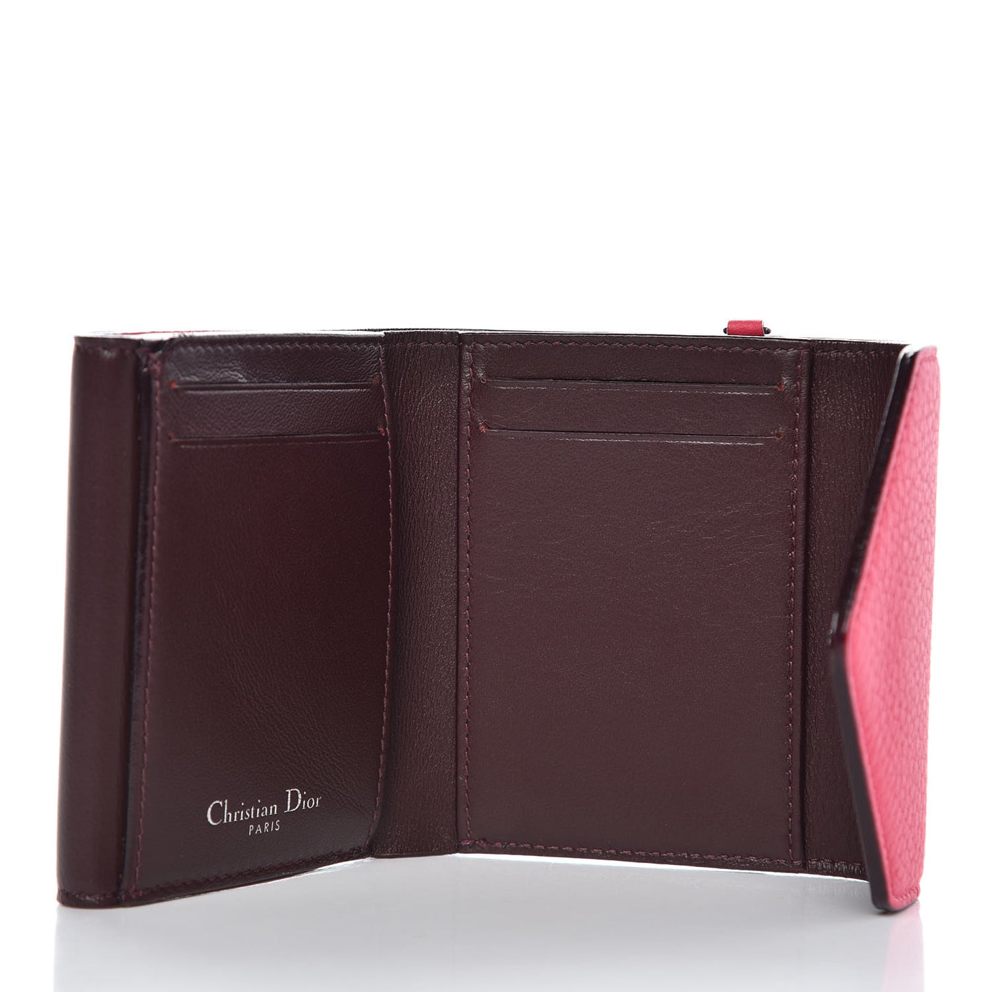 Bullcalf Diorissimo Medium Envelope Wallet Rose Passion