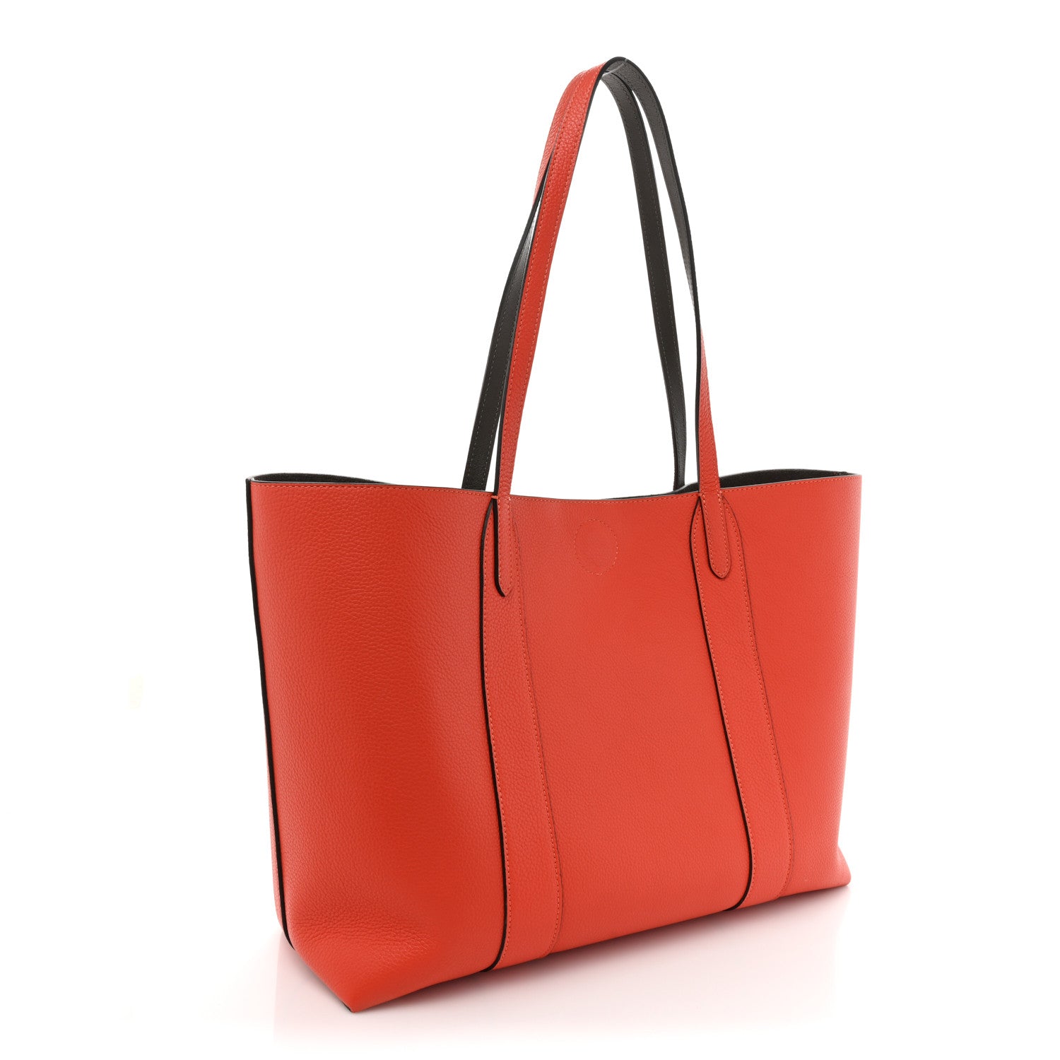 Mulberry Small Classic Grain Bayswater Tote Orange 5 of 14