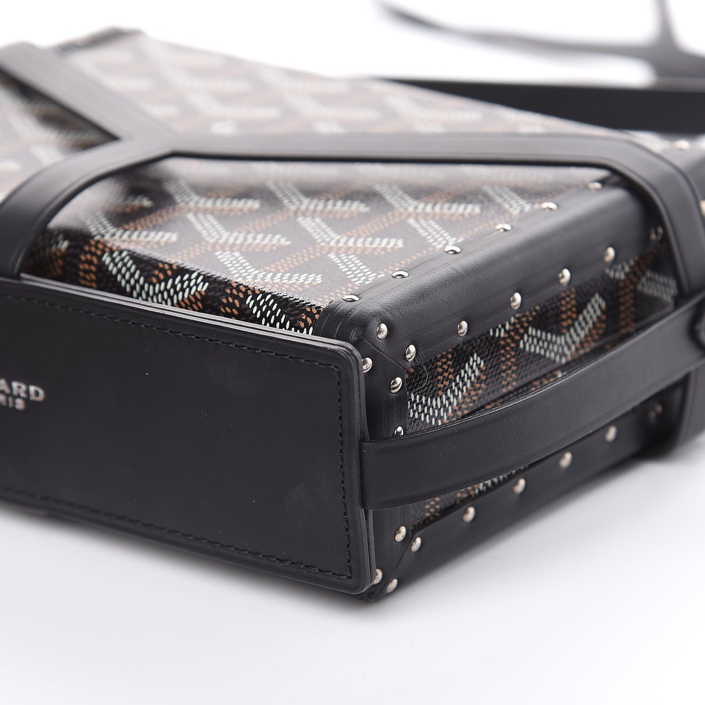Goyardine Minaudiere Trunk Bag Black