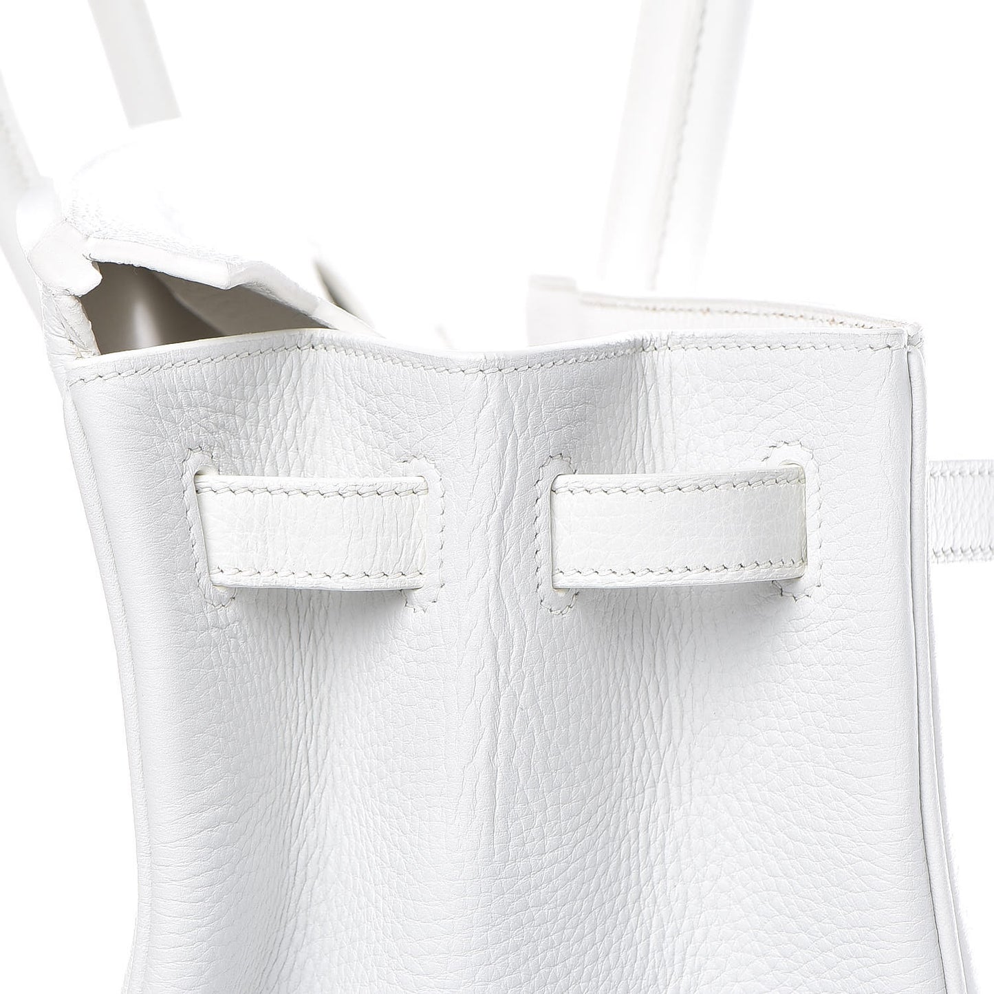 Taurillon Clemence Birkin 40 White