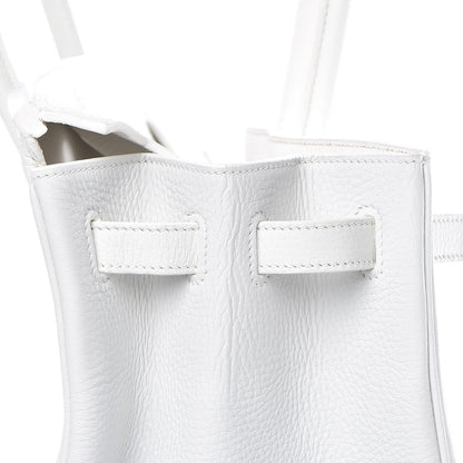 Hermes Taurillon Clemence Birkin 40 White 13 of 39